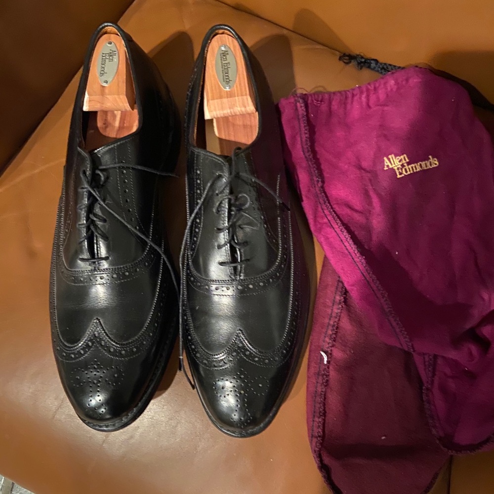 Beautiful Allen Edmonds wingtip dress shoe